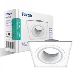Вбудований світильник Feron DL6140 під лампу білий