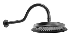 Душова система Rea Serra black + BOX прихованого монтажу REA-B1143, Чорний матовий - мініатюра 4