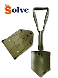 Cкладна саперна лопата Solve Solve KT6008309 з пластиковим чохлом Olive 58 см - мініатюра 2
