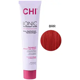 Крем-фарба для волосся CHI Ionic 8RR дуже світлий червоний професійна безаміачна 85 г - мініатюра 2