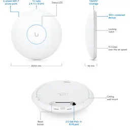 Точка доступу Ubiquiti UniFi U7 Pro (U7-PRO) - мініатюра 8