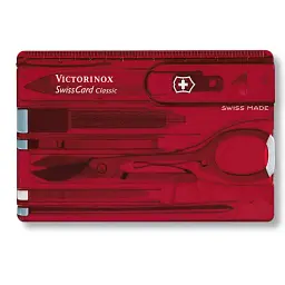 Ніж Victorinox SwissCard Transparent Red (0.7100.T) - мініатюра 4