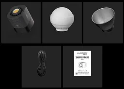 Монохроматичний освітлювач Luxceo P40W COB LED для фотостудії - мініатюра 8