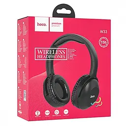 Бездротові навушники Hoco W33 Art Sount Bluetooth сірі (34908 gray) - мініатюра 2