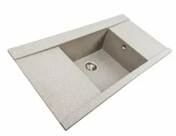 Кухонна мийка Platinum 9651 ATLAS матовий Сірий (SP000040271) - мініатюра 4