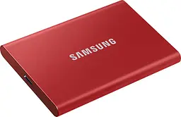 Зовнішній SSD накопичувач Samsung T7 500 GB Red [MU-PC500R/WW] [84788] - мініатюра 5