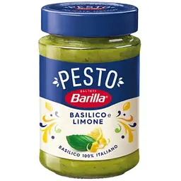 Соус Песто Barilla Pesto Basilico e Limone з базиліком та лимоном 190 г (8076809582643)