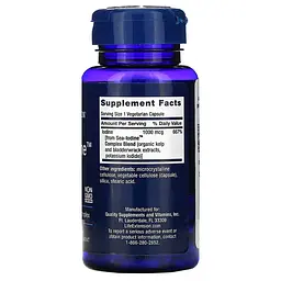 Йод Sea-Iodine 1,000 mcg 60 капсул Life Extension vit0005822 - мініатюра 2