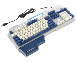Клавіатура KBG-RGB-01-UA, Silver/Dark Blue Maxxter teh0020611 - мініатюра 4