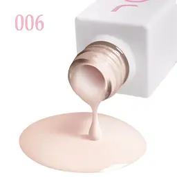 Гель-лак для нігтів бежевий 006 емаль JOIA vegan 6 мл - мініатюра 3