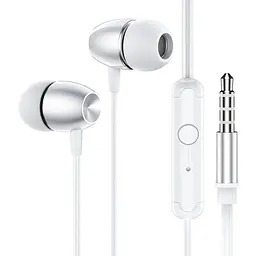 Навушники Borofone BM57 Platinum Сталевий