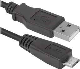 Кабель USB AM-micro BM, 1.8 м, чорний, 08-10BH Defender