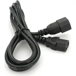 Кабель питания Voltronic C13 to C14 0.75mm2 OEM 1.8m (PC-IEC C13-C14 CCA18) - миниатюра 2