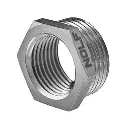 Футорка Nolf Nfc.F0810-N-1"Mx3/4"F нікельована NF3125 - мініатюра 3