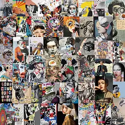Стікерпак Сучасне Мистецтво Набір наклейок GeekLand Modern Art 50 штук - мініатюра 3