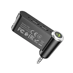 Bluetooth FM Трансмітер Hoco E58 Magic music Чорний - мініатюра 2