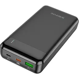 Зовнішній акумулятор Borofone Incredible BJ19A 20000mAh 20W Black [974443381603] [109514] - мініатюра 2