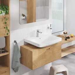 Змішувач для умивальника S-розміру Grohe Cubeo 1016940000 Хром - мініатюра 7