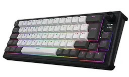 Клавіатура HATOR Skyfall 65 PRO Wireless Silent Switches UK-ISO Grey Black (HTK4160EU) - мініатюра 3