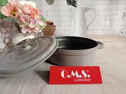 Сотейник чавунний O.M.S. Collection 3365-24 2,8л Grey - мініатюра 8