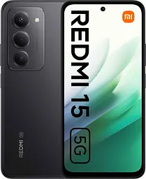 Смартфон Xiaomi Redmi 15 5G 8/256GB Midnight Black Global Version