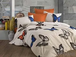 Комплект постільної білизни з компаньйоном (R-T9217) Євро TAG tekstil pbe0037188
