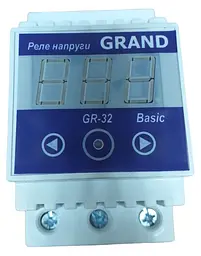 Реле контролю напруги GR basic 32А на дін-рейку
