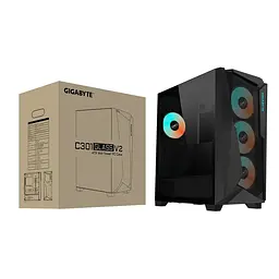 Корпус Gigabyte C301 Glass V2 Чорний без БЖ (C301G V2) 4 вентилятори чорний - мініатюра 8