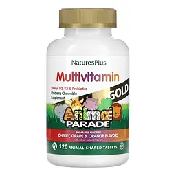 Дитячі мультивітаміни, Gold Assorted Chewable - 120 tabs