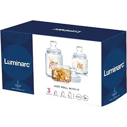 Набір банок Luminarc Club Just Roll With It 3 шт. (V6759) - мініатюра 2