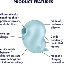 Вакуумний стимулятор Satisfyer Sassy Seal - мініатюра 4