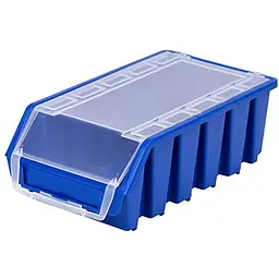 Лоток сортувальний з кришкою Ergobox 3 plus blue (170x240x126мм) (5901238242918)
