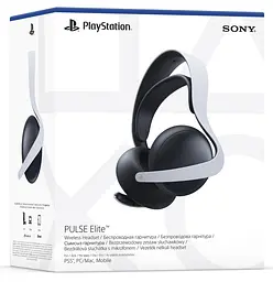 Навушники бездротові ігрова гарнітура Sony Pulse Elite біла (1012960) - мініатюра 8