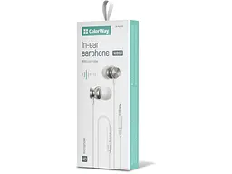 Навушники з мікрофоном ColorWay Wired UrbanBeat White (CW-WD03WT) - мініатюра 9
