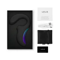 Вакуумний стимулятор клітора з вібрацією Lelo Enigma Wave чорний - мініатюра 5