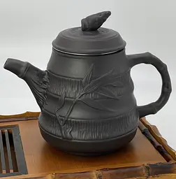 Чайник глиняний 650 мл БАМБУК (темний)