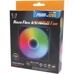 Кулер до корпусу Scythe Kaze Flex 120 mm ARGB PWM (KF1225FD18AR-P) - мініатюра 6
