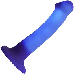 Дилдо, що світиться Strap-On-Me Glow-LED Dildo Purple - M