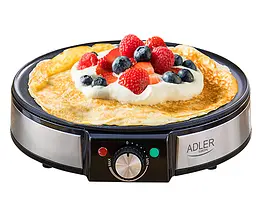 Електрична блинниця Adler AD 3058 30 см 1600 Вт, антипригарна поверхня, терморегулятор - мініатюра 2