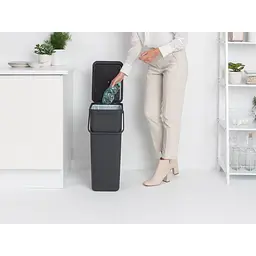 Відро для сміття Brabantia Sort&Go 40 л темно-сірий (251047) - мініатюра 8
