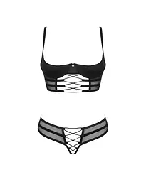 Комплект Obsessive Roxelia 2-pcs crotchless Set XL/2XL - мініатюра 3