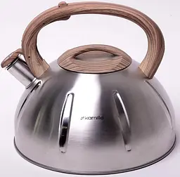 Чайник Whistling Kettle із нержавіючої сталі зі свистком Kamille Ø26.5х23 см kuh0006797