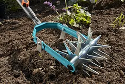 Культиватор чотиризірковий з прополочним ножем Gardena Combisystem 14 см (03195-20) - мініатюра 2