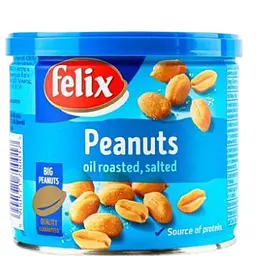 Горіхи FELIX Арахіс солоний жб 120 г (5900571700017)