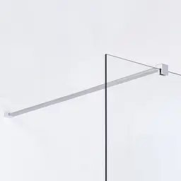 Душова стінка Volle 900x1900 + профіль стіновий + тримач скла (D) 1000мм Walk-In 18-08-90+01-01+05D-100, прозорий - мініатюра 4