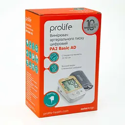Тонометр ProLife PA2 Basic AD з адаптером автоматичний на плече