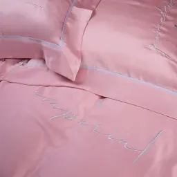 Комплект постільної білизни MirSon Imperial Tencel №02 Pink 160х220 см (2200010753318) - мініатюра 3