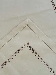 Ранер доріжка Ecotton 45x170 см для обіднього столу водовідштовхувальна в етно-стилі бежева (25258) - мініатюра 6