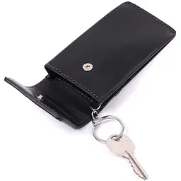 Ключниця футляр із натуральної шкіри GRANDE PELLE 6.5х13х1 см acs0032257 - мініатюра 10