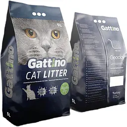 Наповнювач для котячих туалетів Gattino бентонітовий з ароматом марсельського мила 5 л - мініатюра 2